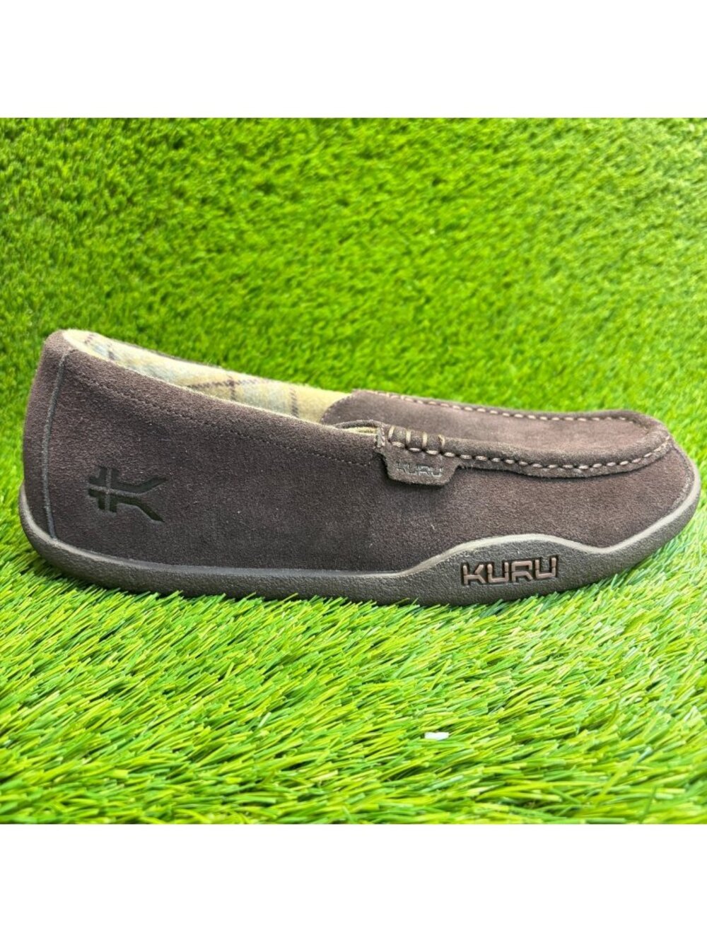 Kuru Loft Mens Size 12 Brown Casual Walking Moccasin Slip-On Slippers Shoes